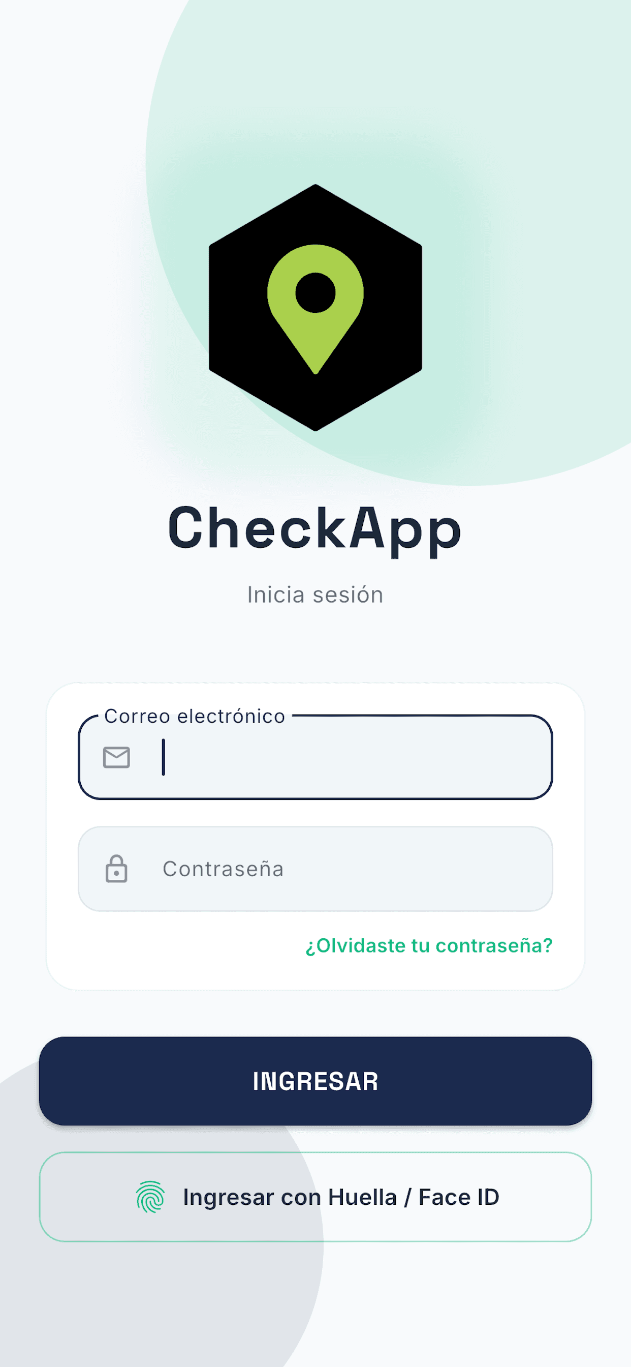 Login y validación de Biometricos